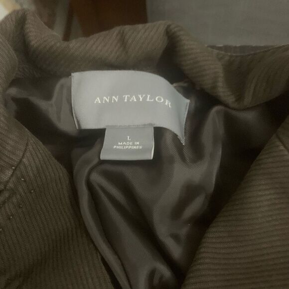 Anne Taylor Denim Trench Coat - Picture 4 of 8